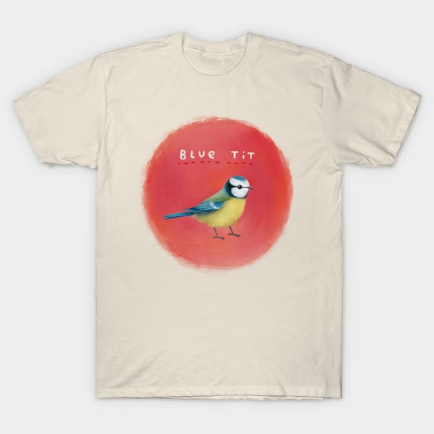 Blue Tit T-Shirt by Sophie Corrigan